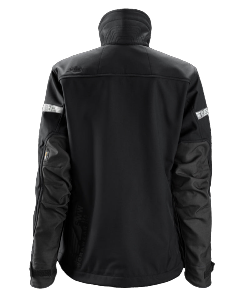 Dames Softshell jas Snickers 1207 Zwart