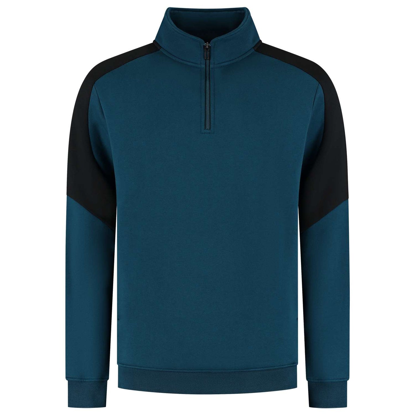 Tricorp Zip Sweater Bicolor Redefined 306111 Navy-Zwart