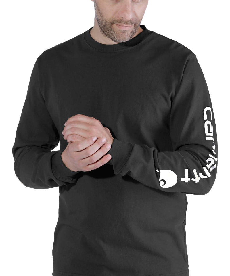 Carhartt t-shirt met lange mouwen aan