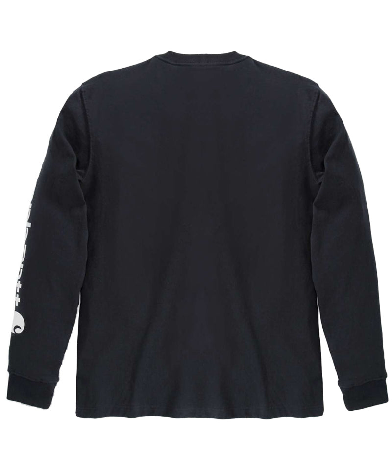 Carhartt t-shirt met lange mouwen achterkant