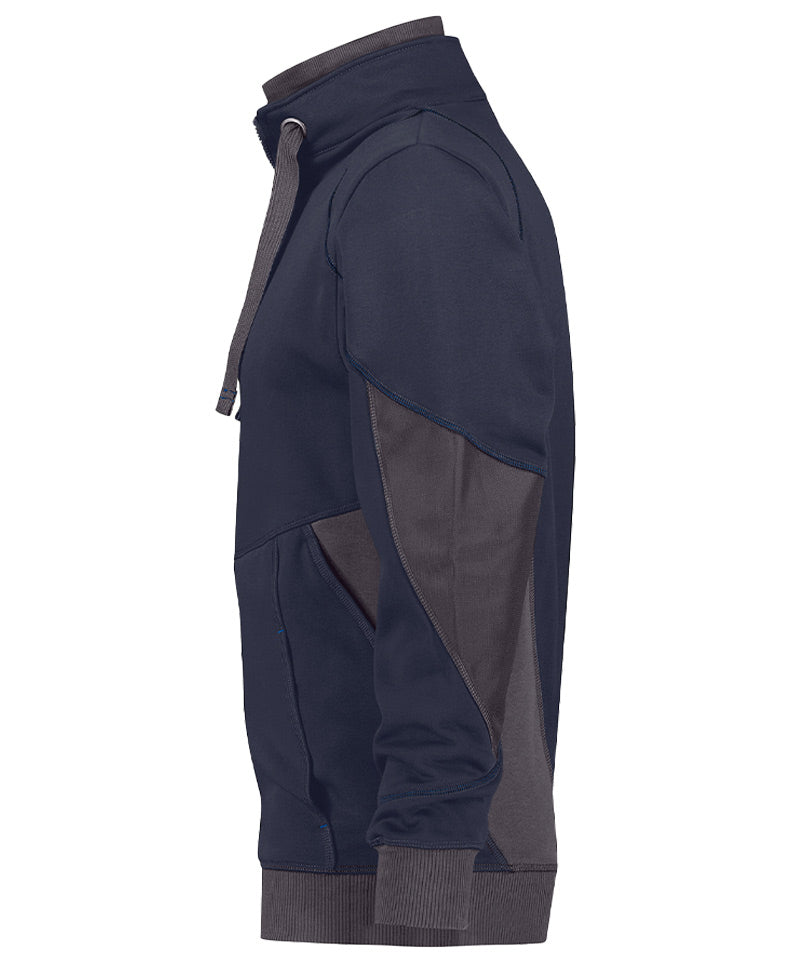 Dassy sweater Stellar navy zijkant