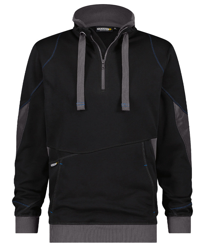 Dassy sweater Stellar zwart voorkant