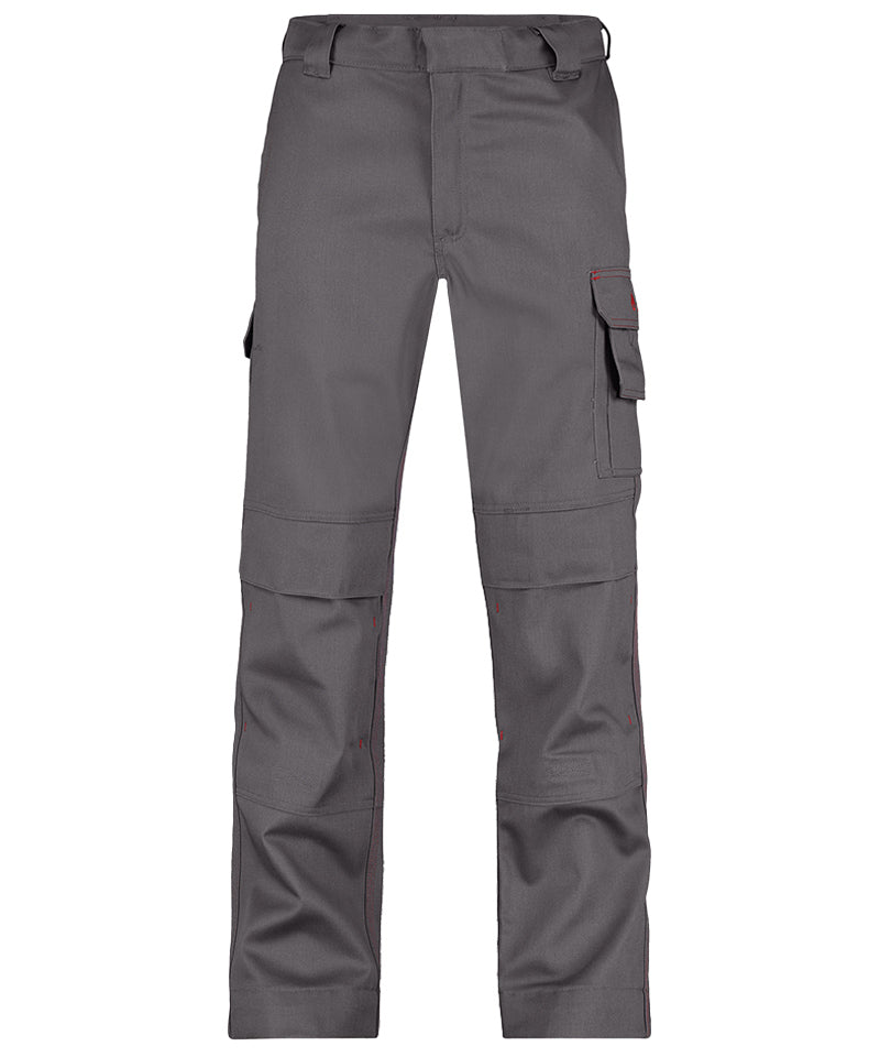 Vlamvertragende werkbroek Dassy Arizona grijs voorkant