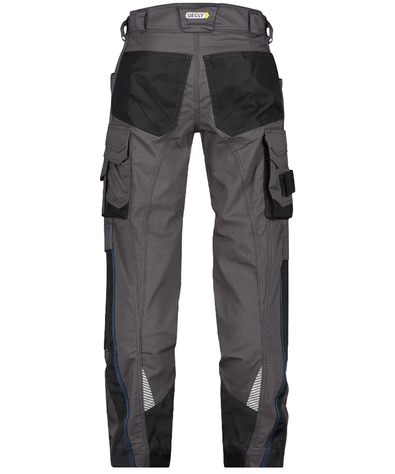 Werkbroek Dassy Nova grijs achterkant