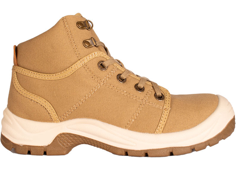 Safety Jogger werkschoenen S1P SRC Desert Khaky voorkant