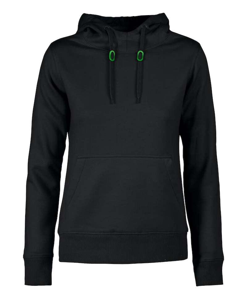 Fast pitch hoodie printer dames zwart
