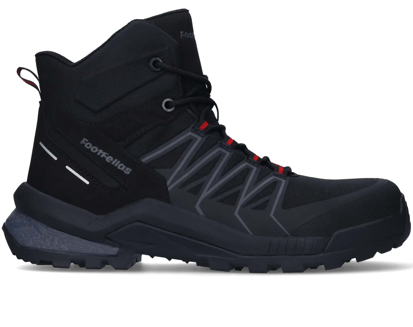 Footfellas werkschoenen S3 Zwart Jordan hoog - Voorkant