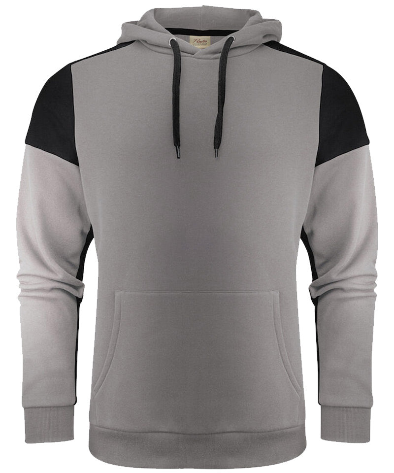 Hoodie Printer Prime Grijs-Zwart voorkant