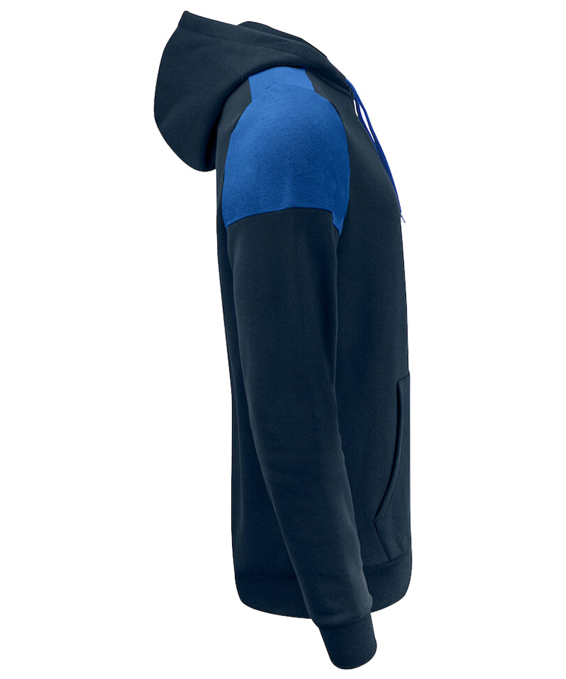Hoodie Printer Prime Navy-Blauw zijkant
