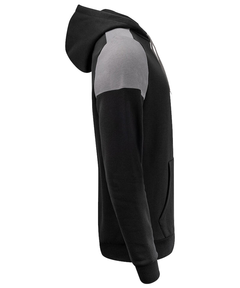Hoodie Printer Prime Zwart-Grijs zijkant