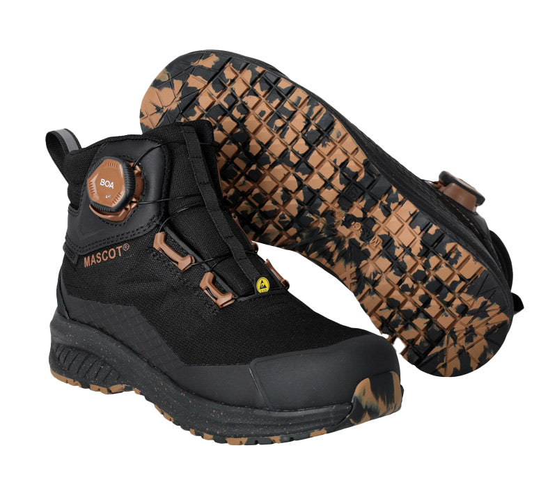 Mascot Footwear Customized S7S F1602 Zwart Voor- en onderkant