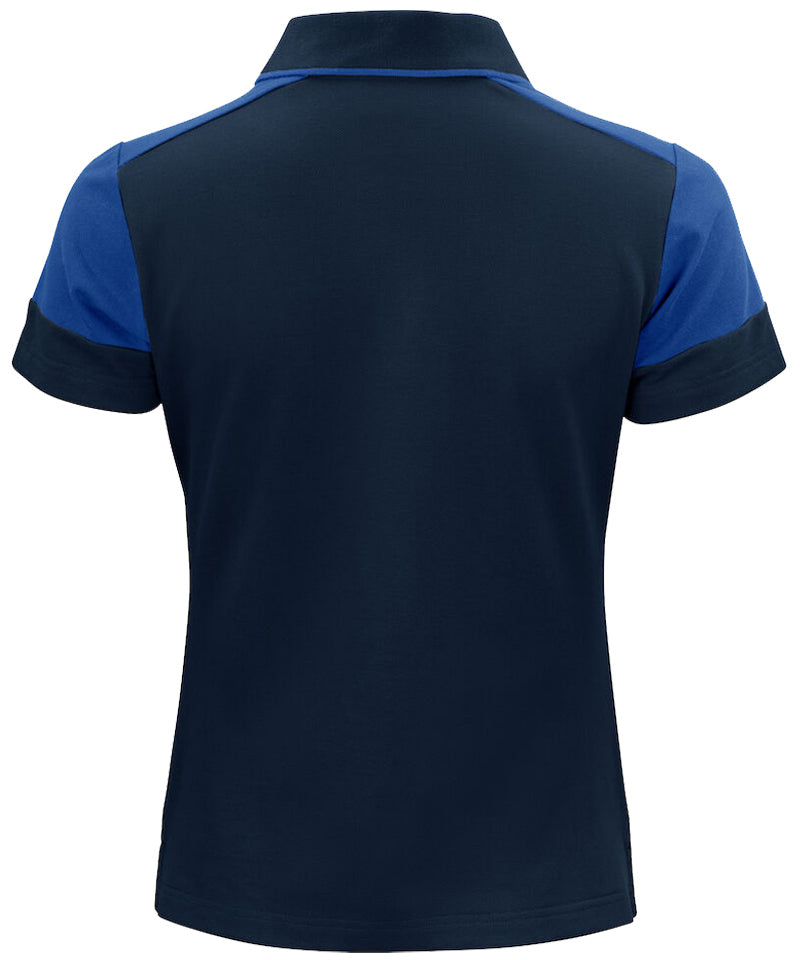 Poloshirt Dames Printer Prime Navy-Blauw achterkant