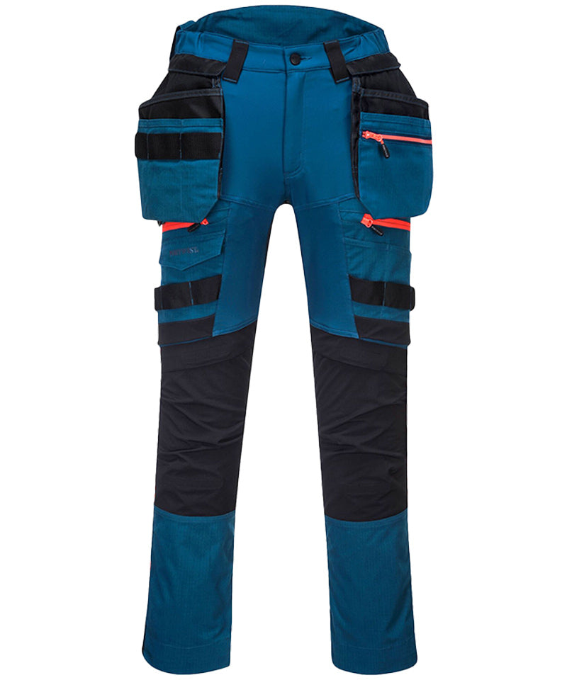 Portwest Pantalón de Trabajo polialgodón de múltiples Bolsillos Action Bajos S887