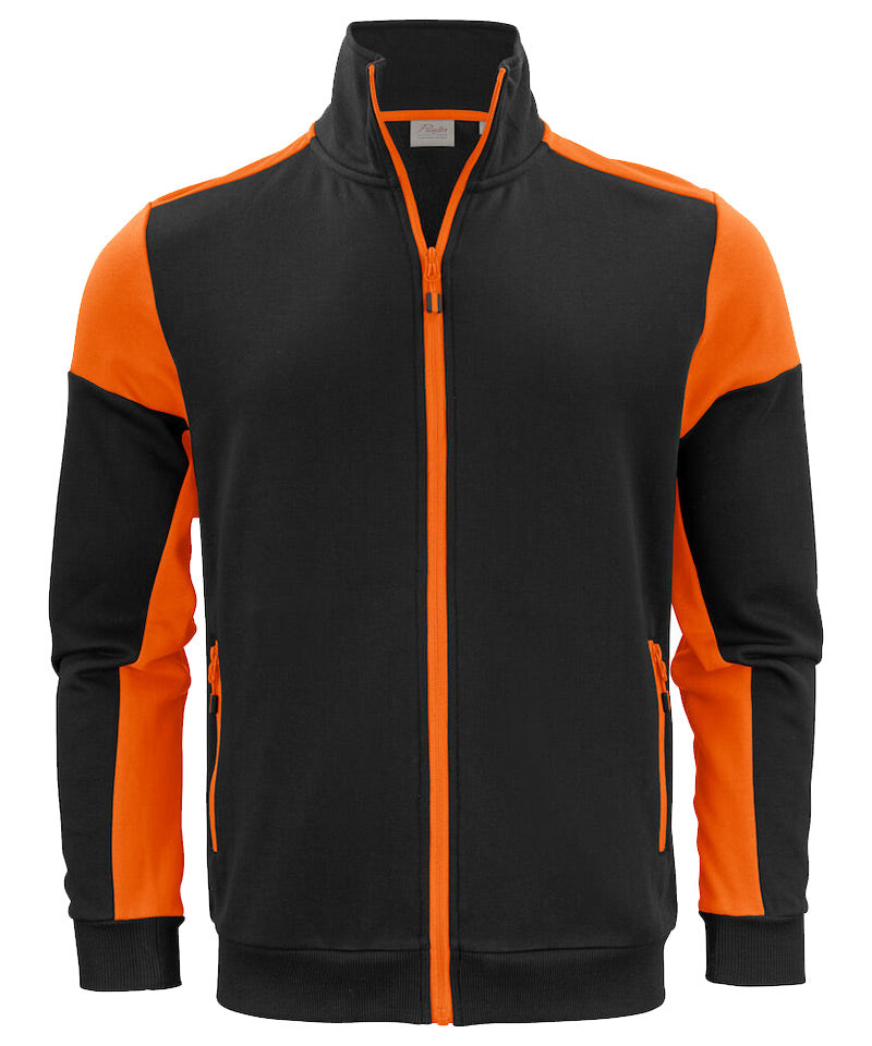 Vest Printer Prime Zwart-Oranje voorkant