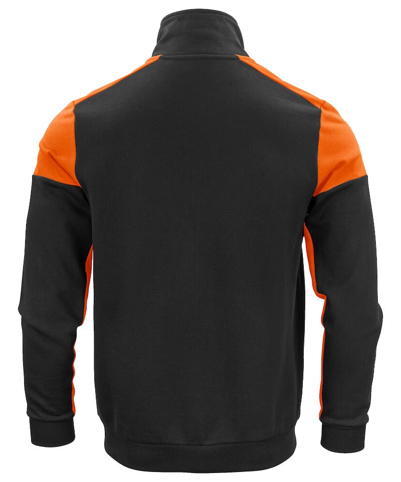 Vest Printer Prime Zwart-Oranje achterkant
