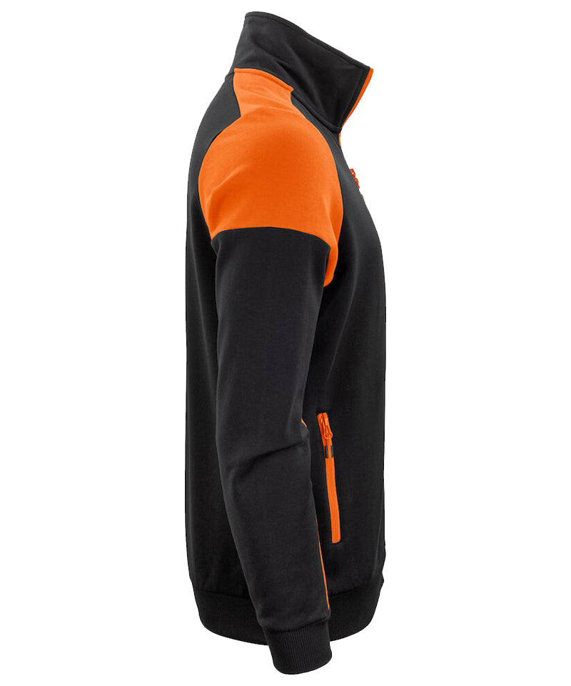 Vest Printer Prime Zwart-Oranje zijkant