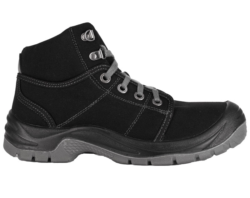 Safety Jogger werkschoenen S1P SRC Desert Zwart voorkant