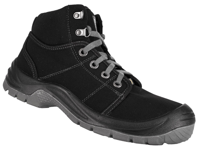 Safety Jogger werkschoenen S1P SRC Desert Zwart schuin
