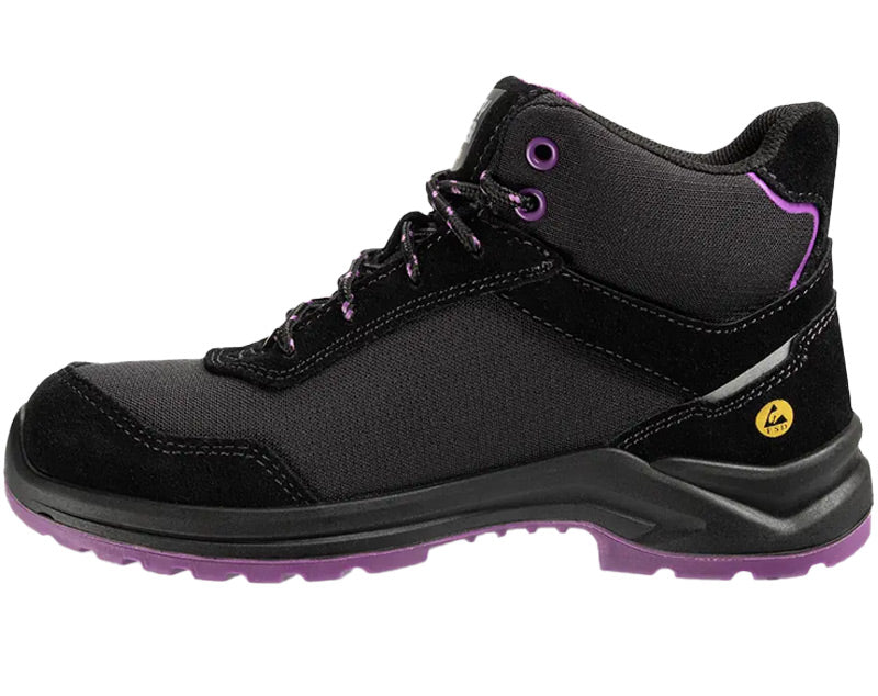 Dames werkschoenen Safety Jogger Botanic S1P zijkant links