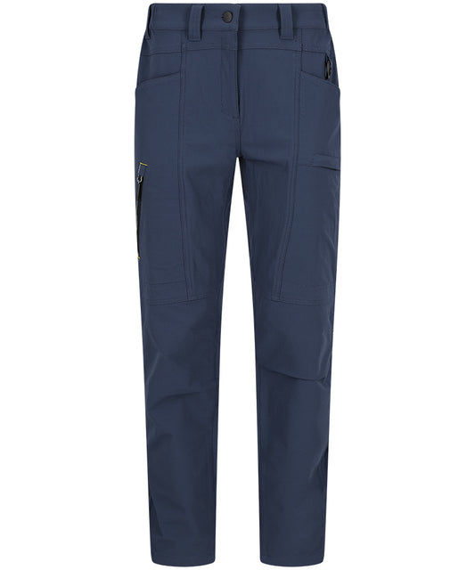 Dames werkbroek Deneb 4-way stretch Safety Jogger navy
