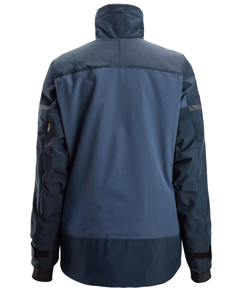 Snickers 1117 AllroundWork isolerende dames werkjas navy achterkant