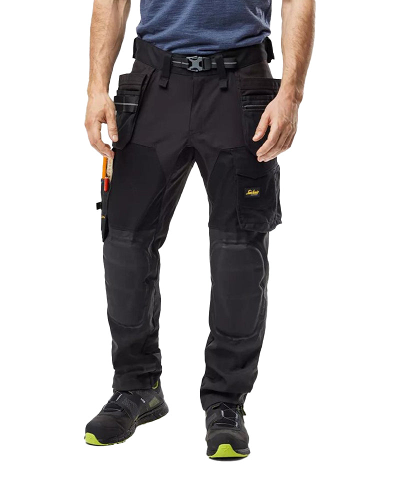 Stretch werkbroek Snickers 6590 aan foto