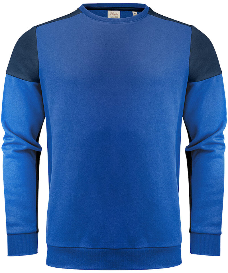 Sweater Printer Prime Blauw-Navy voorkant
