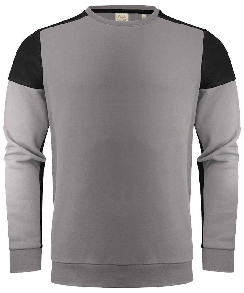 Sweater Printer Prime Grijs-Zwart voorkant