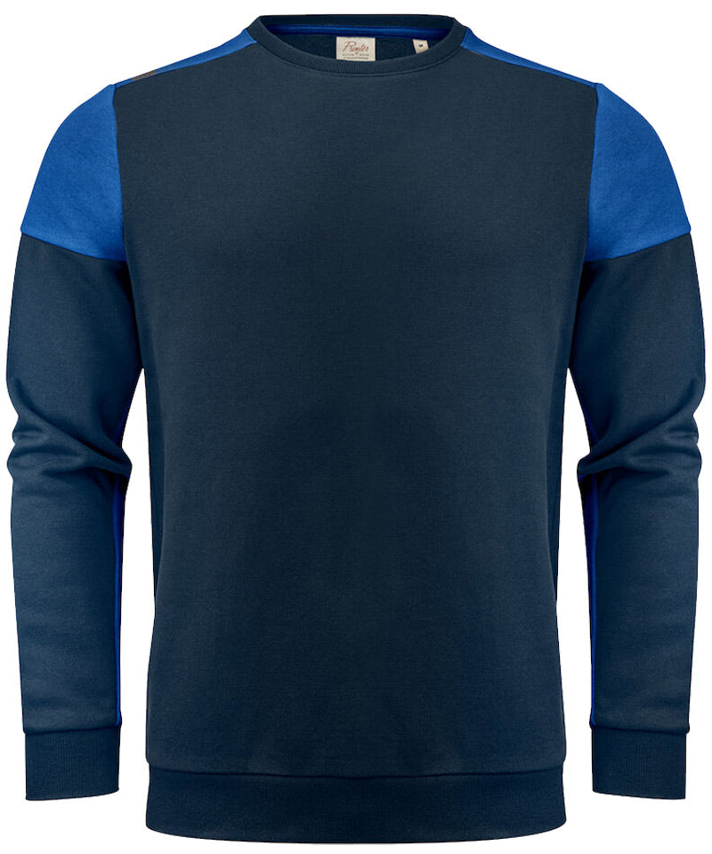 Sweater Printer Prime Navy-Blauw voorkant
