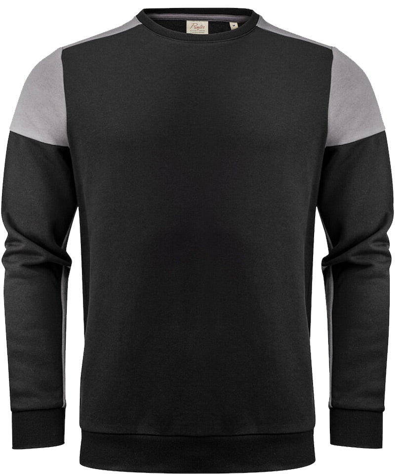 Sweater Printer Prime Zwart-Grijs voorkant