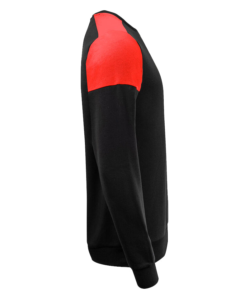 Sweater Printer Prime Zwart-Rood zjikant