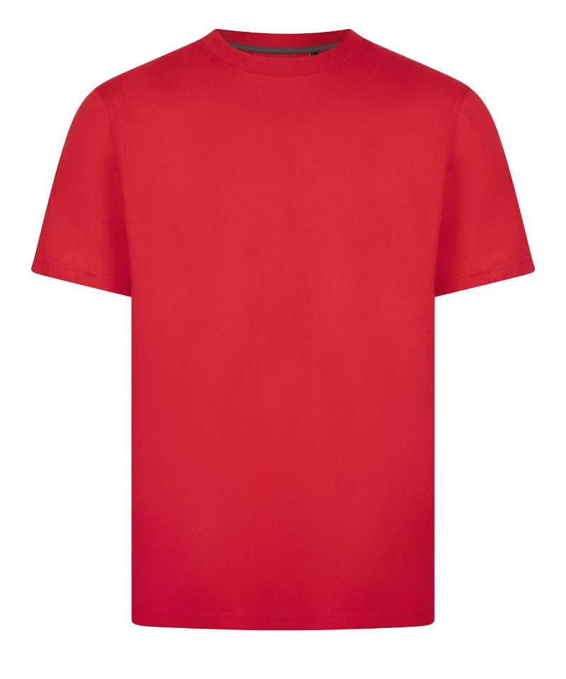 T-shirt ronde hals Back to basics Rood