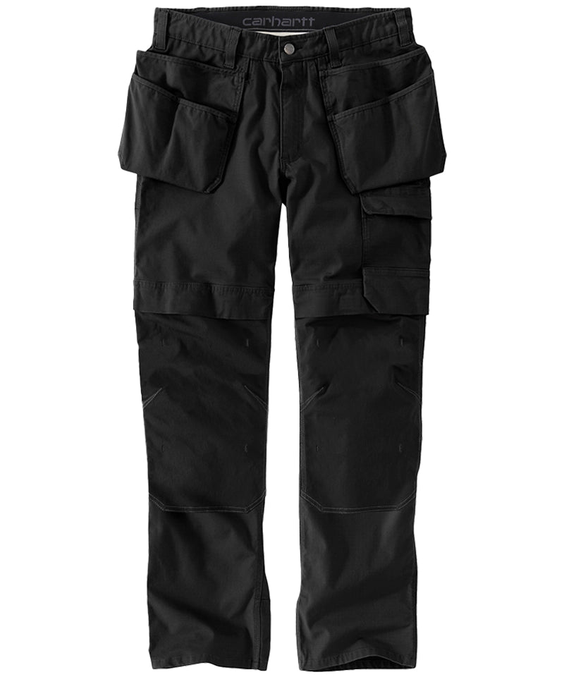 Carhartt stretch werkbroek 105070 voorkant liggend zwart