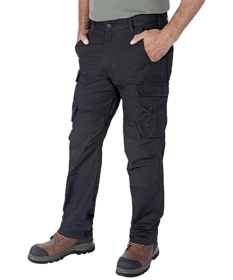 Carhartt stretch werkbroek 105072 zijkant aan zwart