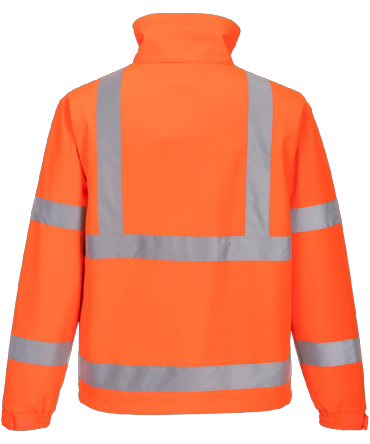 High-Visibility softshell jas oranje S424 Portwest achterkant