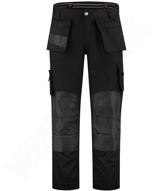 GW05 Alicante Multipocket werkbroek zwart