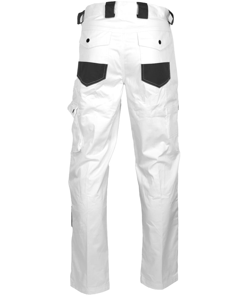 Schildersbroek Basic wit achterkant