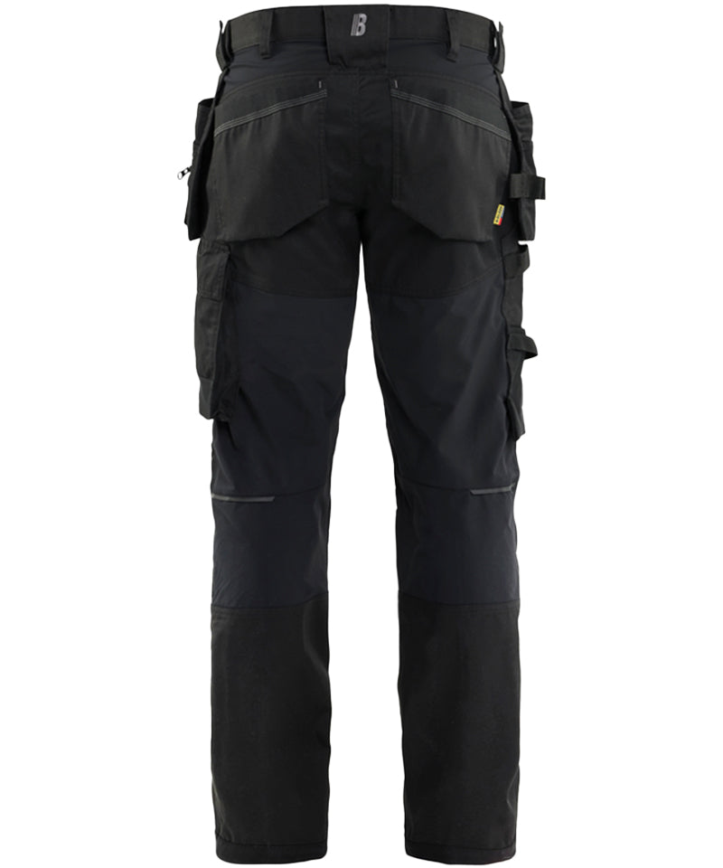 Blaklader werkbroek stretch 1750-1832 zwart achterkant