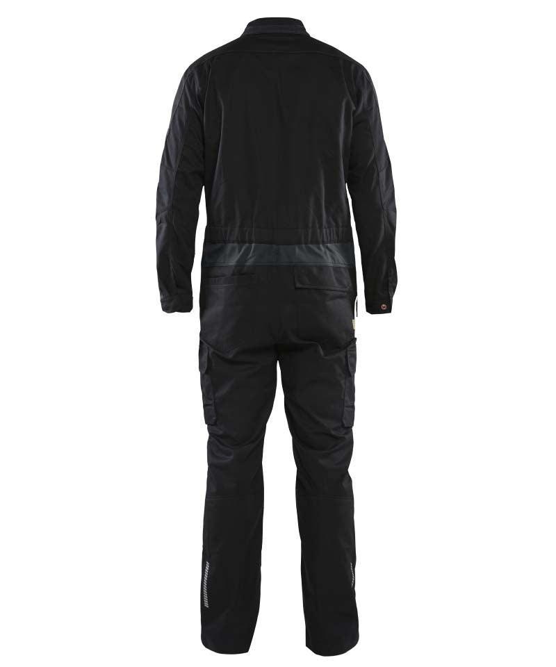 Blaklader overall 6144 zwart grijs achterkant