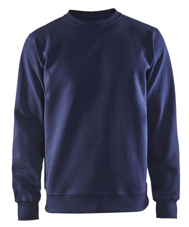 Blaklader sweater ronde hals 3364 navy voorkant