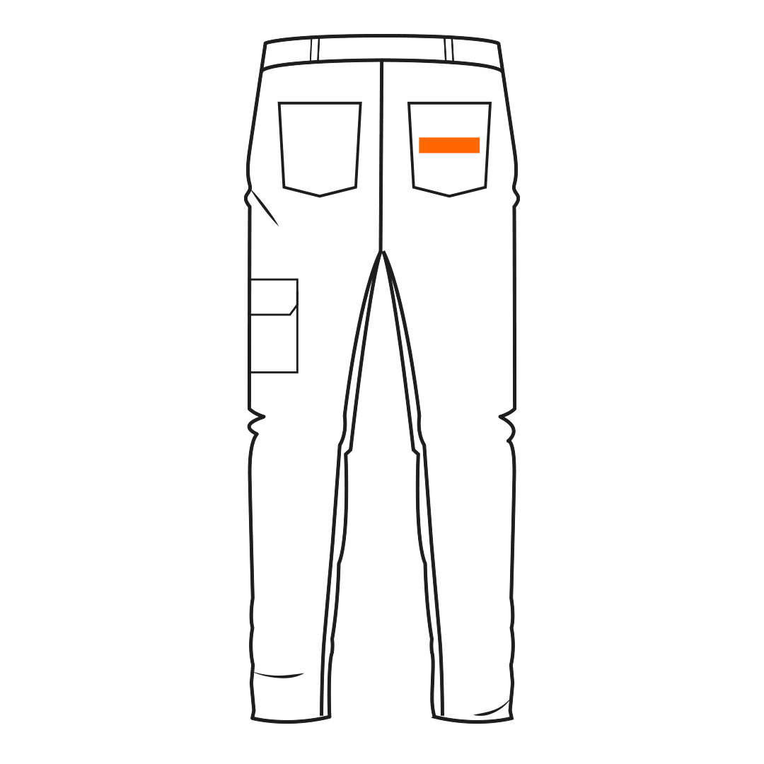 Bedrukken broek kontzak