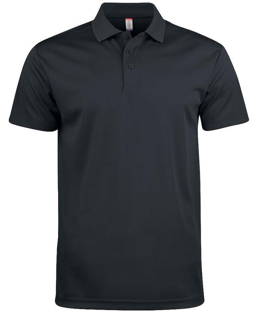 Clique poloshirt active zwart