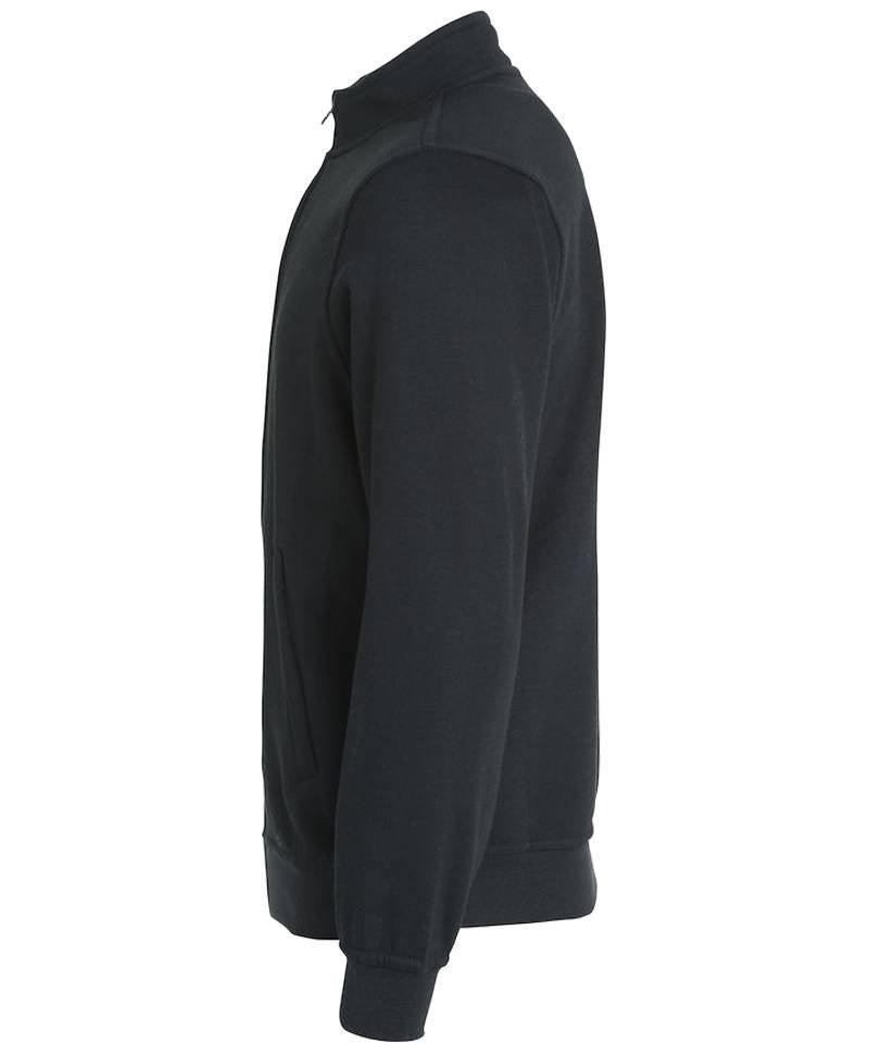 Cardigan vest Clique zijkant zwart