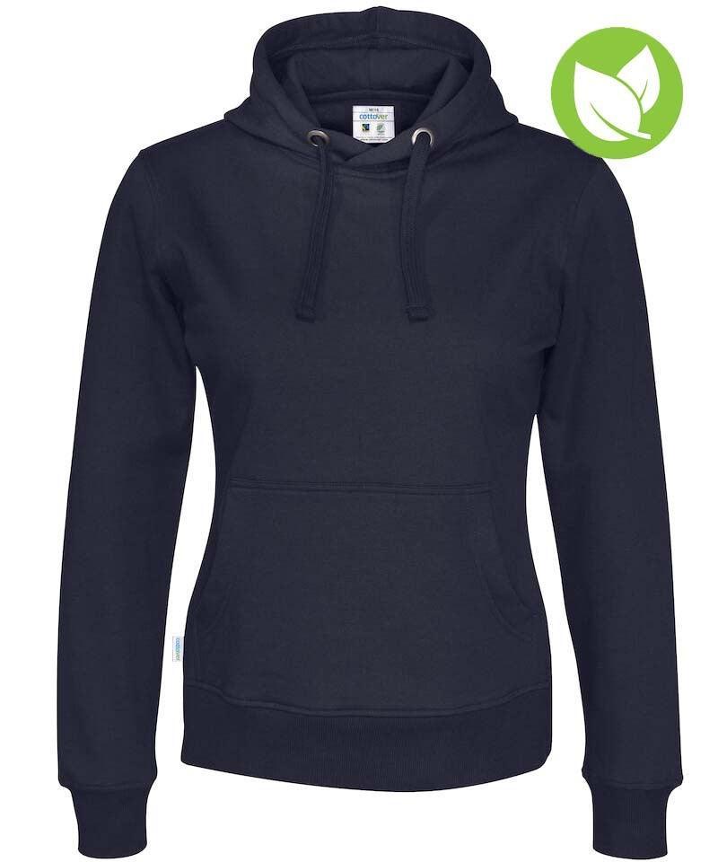 Cottover hoodie dames navy
