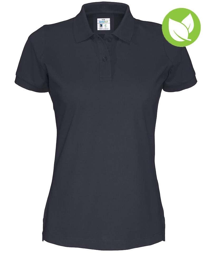 Poloshirt dames Cottover navy
