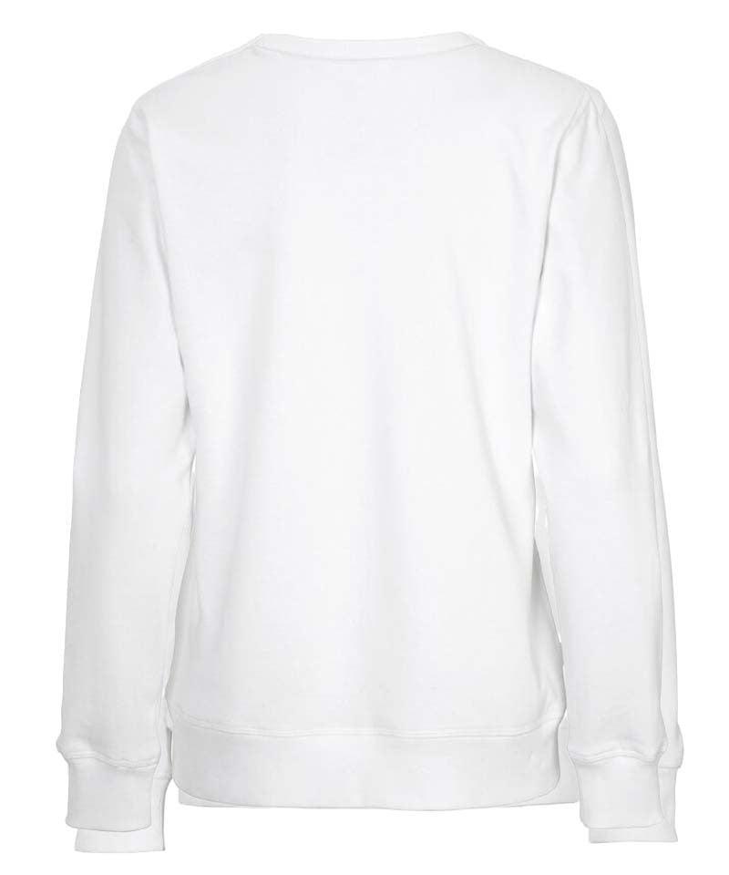 Dames sweater wit Cottover achterkant