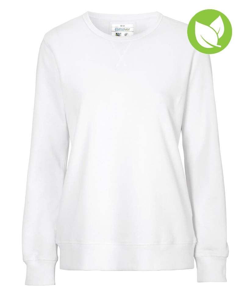 Dames sweater wit Cottover