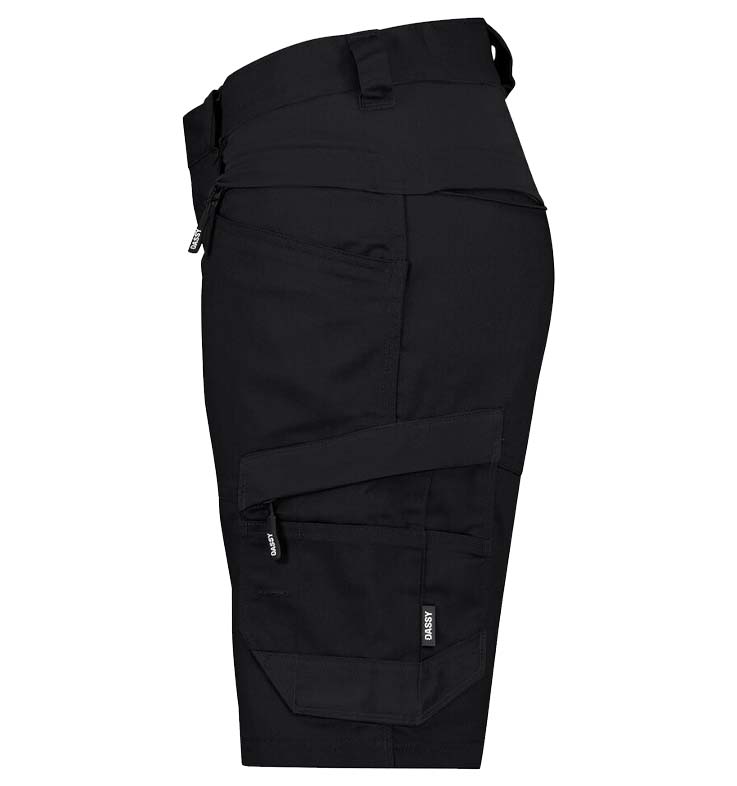 Dames stretch korte werkbroek DASSY Axis
