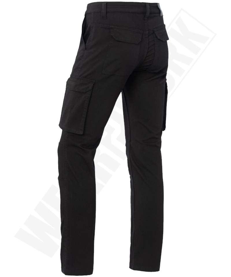 Werkbroek Brams Paris Dex achterkant zwart