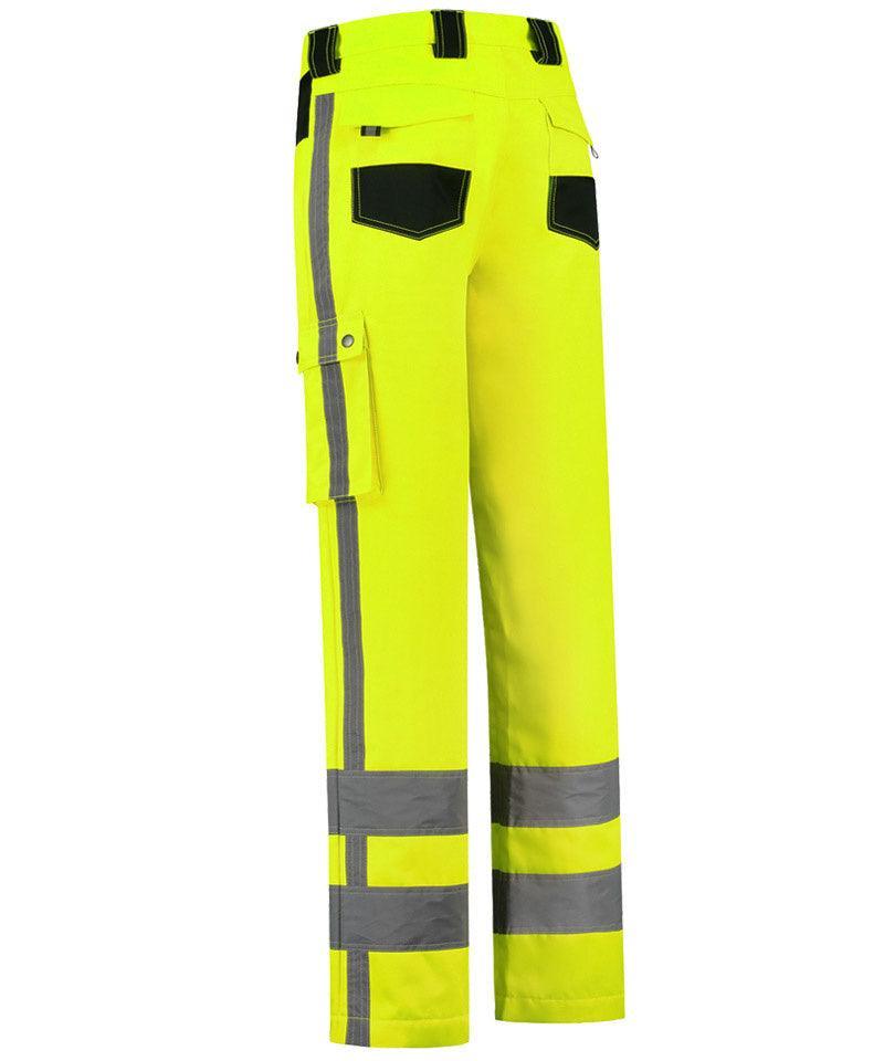 RWS Werkbroek geel achterkant